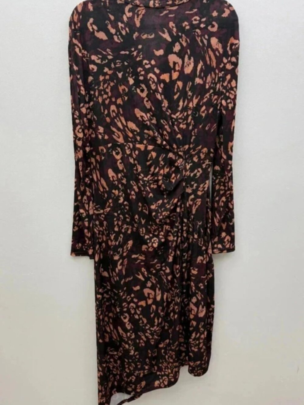 Lipsy London Pink & Plum Abstract Animal Print Midi Dress 8